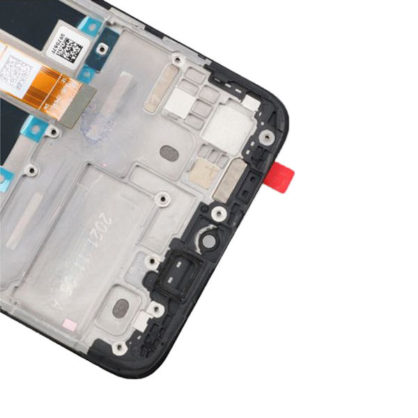 OPPO A15 Skärm med LCD Display & Ram Original - Svart Svart