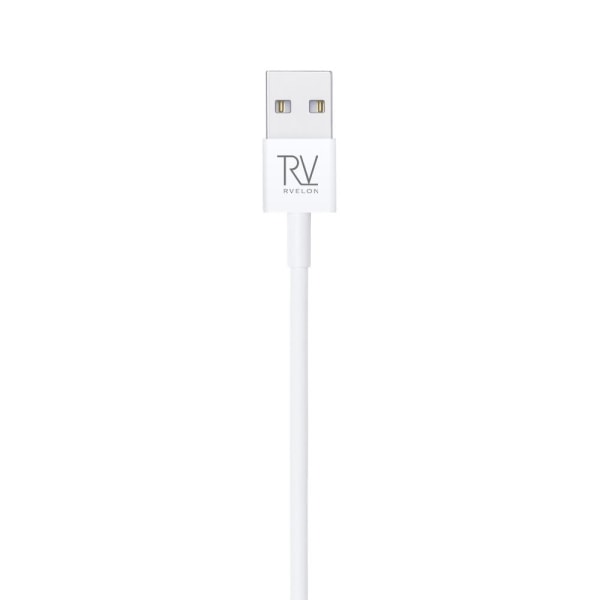 Rvelon USB-A till Lightning Kabel 1m Vit