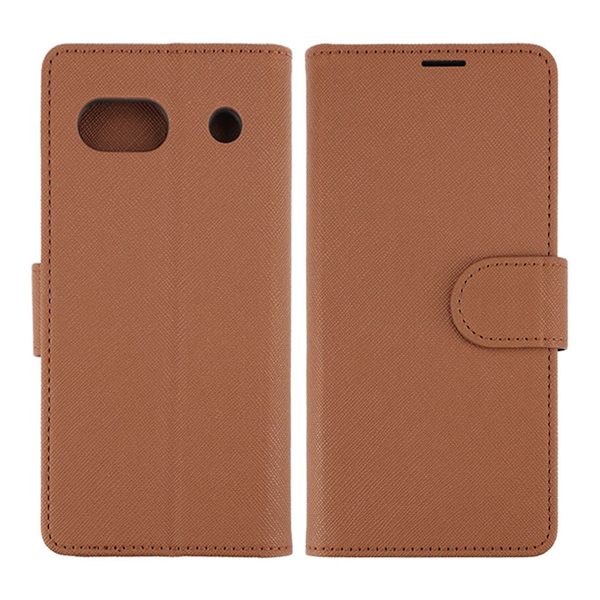 Google Pixel 7A Plånboksfodral med Stativ - Brun Brown