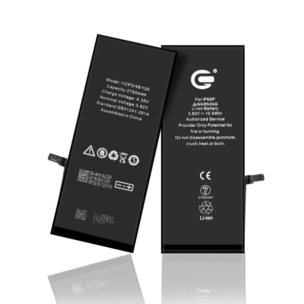 iPhone 6S Plus Batteri Kit Black
