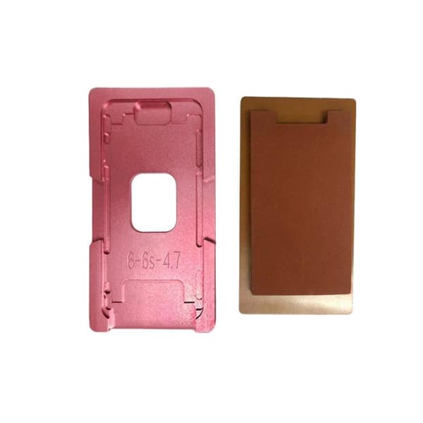 Aluminiumform med kudde Skärm-Laminering - iPhone 6/6S monivärinen