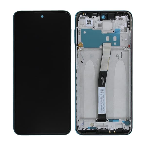 Xiaomi Redmi Note 9 Pro Skärm med LCD Display Original - Grön Grön