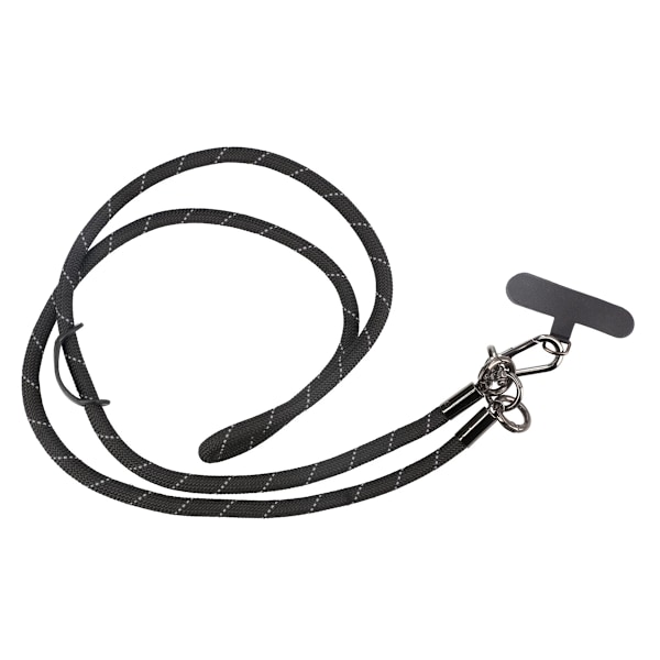 Mobilband Universal Halsband - Svart Randig Black