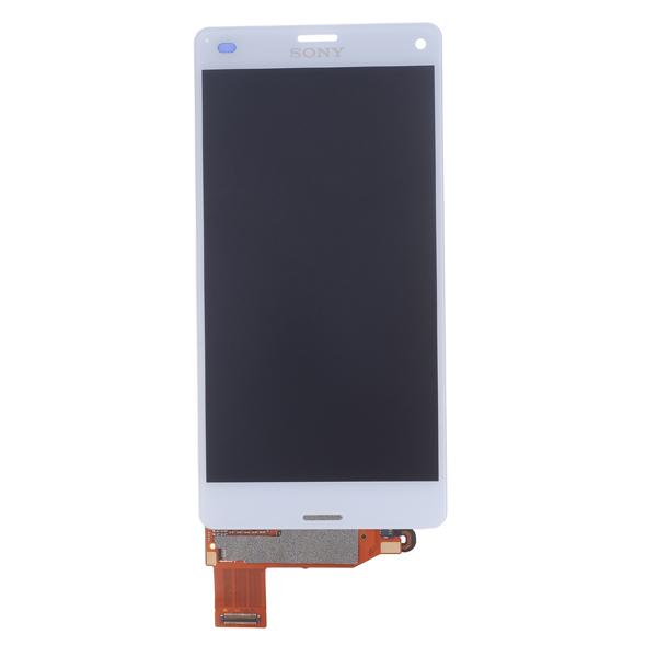 Sony Xperia Z3 Compact Skärm med LCD Display Original - Vit Vit