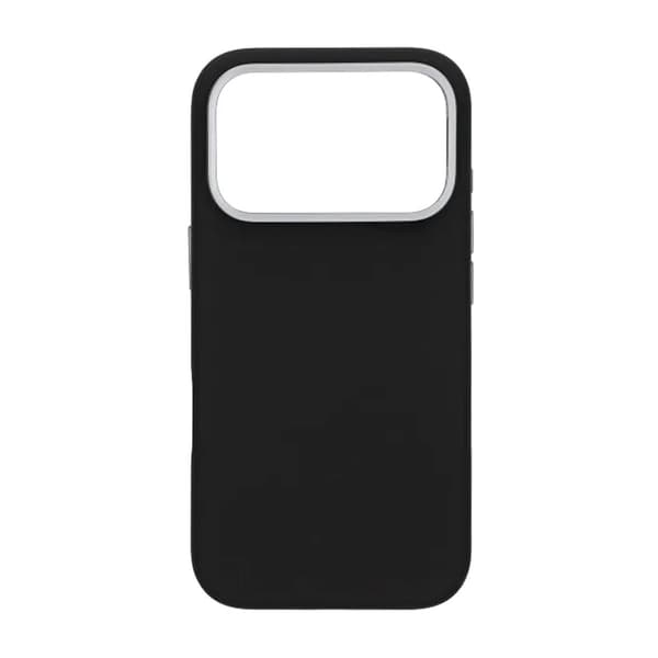 Mobilskal Silikon Magsafe och Statv iPhone 17 Pro - Svart Svart