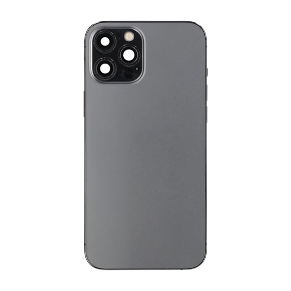 iPhone 12 Pro Max Baksida med Komplett Ram - Grafit grå