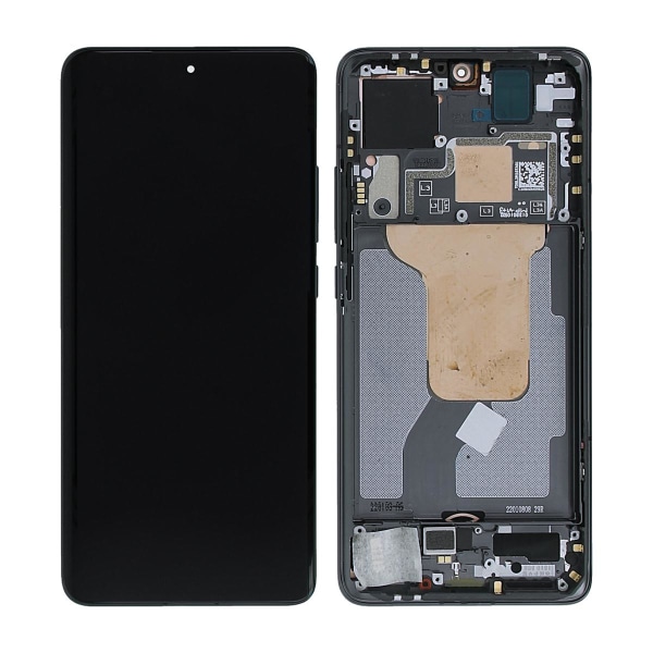 Xiaomi 12 (2022) Skärm med LCD Display Original - Svart Svart