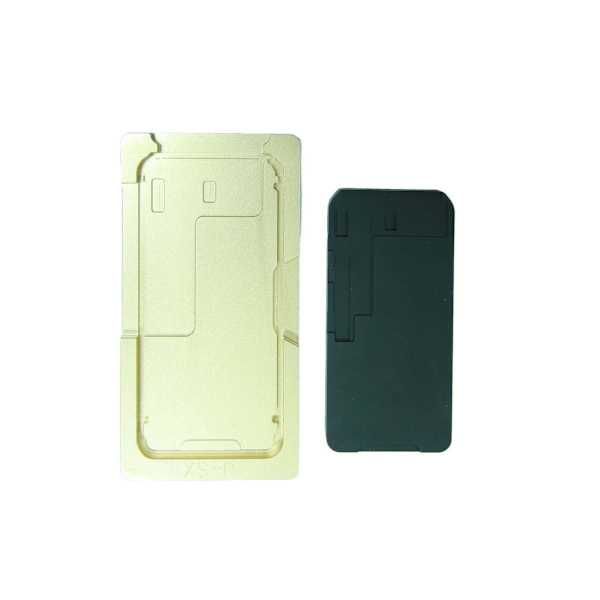 Aluminiumform med kudde Skärm-Laminering - iPhone XR monivärinen