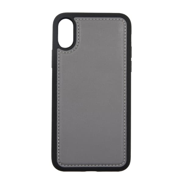 iPhone X/XS Plånboksfodral Magnet Läder med Stativ - Grå Brown