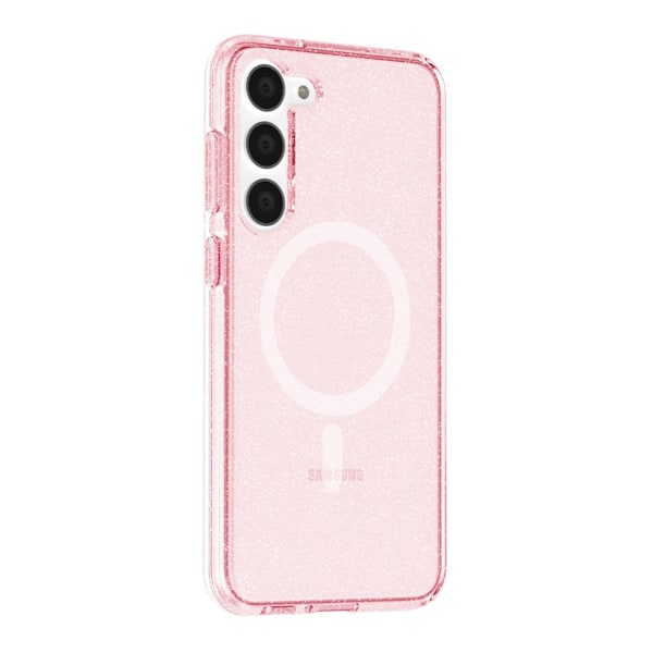 Samsung Galaxy S23 Plus Mobilskal Glitter Magsafe - Rosa Rosa