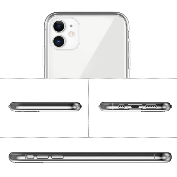 iPhone 11 Mobilskal TPU - Transparent Transparent