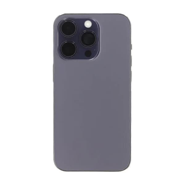 iPhone 14 Pro Baksida med Komplett Ram OEM - Lila Purple