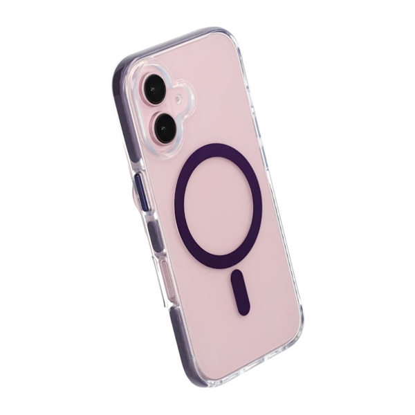 iPhone 16 Plus Mobilskal Magnet Dubbelskydd - Lila Lila