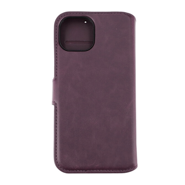 iPhone 15 Plånboksfodral Magnet Rvelon - Lila Lila