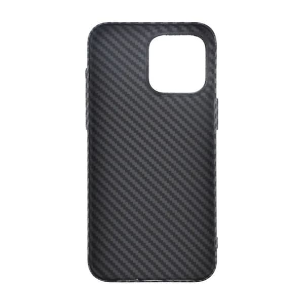 iPhone 15 Pro Max Mobilskal i Kolfiber - Svart Black