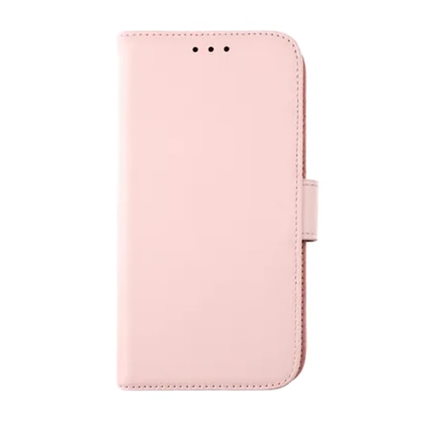 iPhone 12/12 Pro Plånboksfodral Läder Rvelon - Rosa Old pink