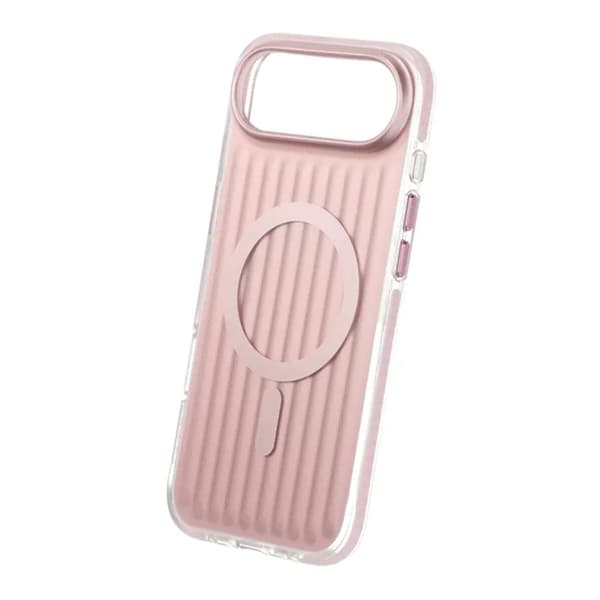Mobilskal Korrugerad Magsafe för iPhone Air - Rosa Rosa