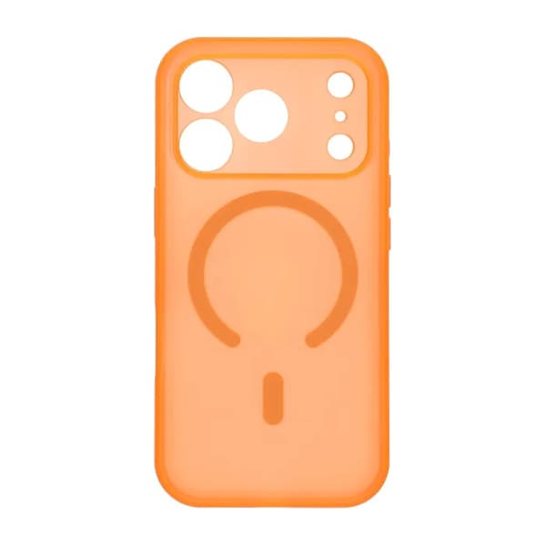 Slimmat MagSafe-skal med kameraskydd för iPhone 17 Pro - Orange orange