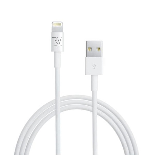 Rvelon USB-A till Lightning Kabel 2m White