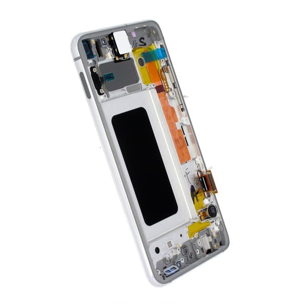Samsung Galaxy S10e (SM-G970F) Skärm med LCD Display Original - Vit Varm vit