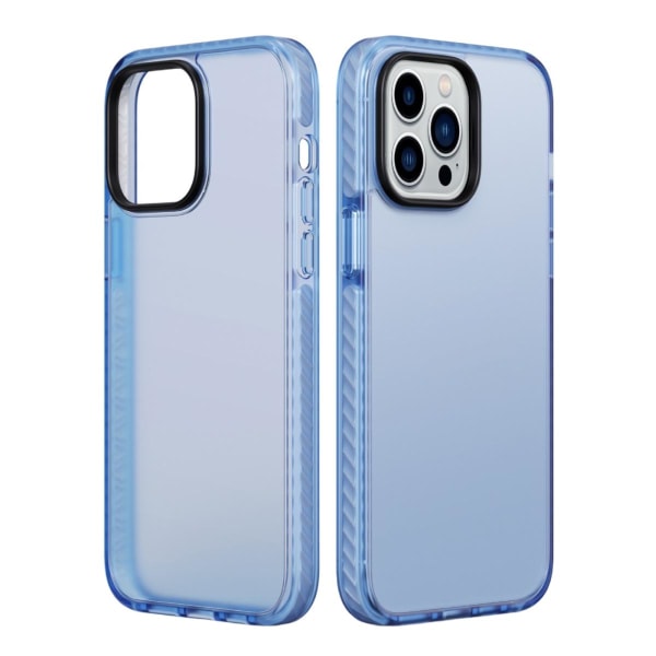 iPhone 14 Pro Stöttåligt TPU Mobilskal - Blå Blå