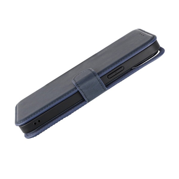 iPhone 15 Plus Plånboksfodral Magnet Rvelon - Blå Marinblå