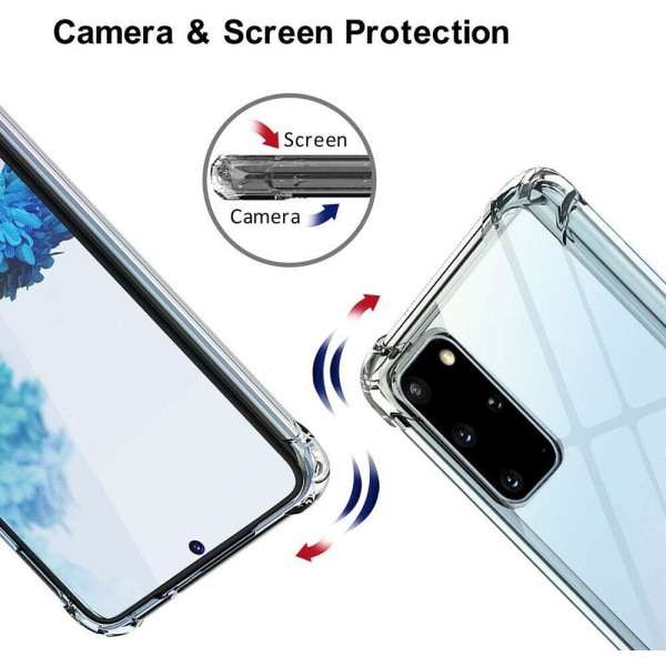 Stöttåligt Skal Samsung Galaxy Note 20 Ultra 5G - Transparent Transparent