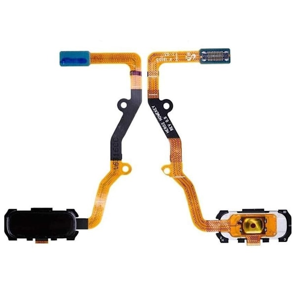 Samsung S7 Edge (SM-G935F) Hemknapp Flexkabel - Svart Black