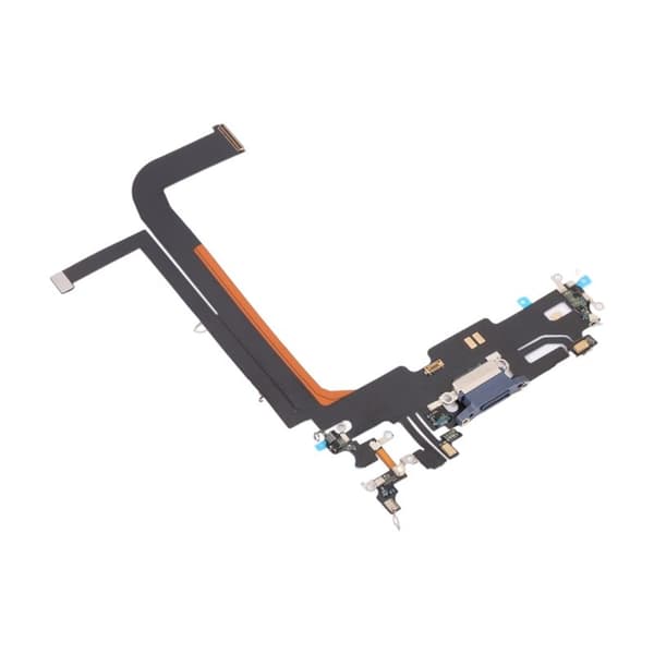 iPhone 13 Pro Max Laddkontakt med Flexkabel Original - Blå Blue