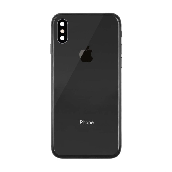 iPhone X Baksida med Komplett Ram - Svart Black