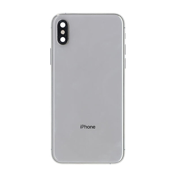iPhone XS Baksida med Komplett Ram - Vit Vit