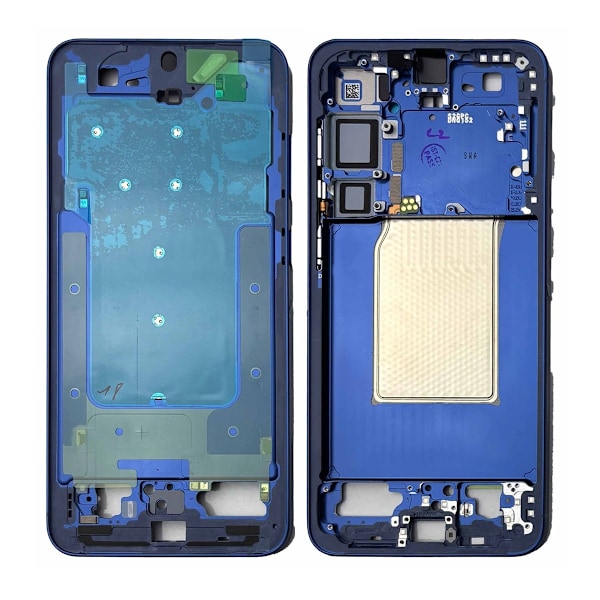 Samsung Galaxy S25 Plus Mittenram - Navy Blå