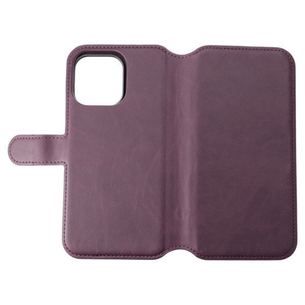 iPhone 15 Pro Max Plånboksfodral Magnet Rvelon - Lila Bordeaux