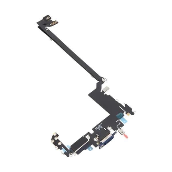 Laddkontakt med Flexkabel för iPhone 17 Pro Max - Blå Blue
