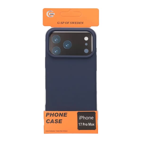 Mobilskal Mjukt Silikon för iPhone 17 Pro Max - Mörkblå Blue