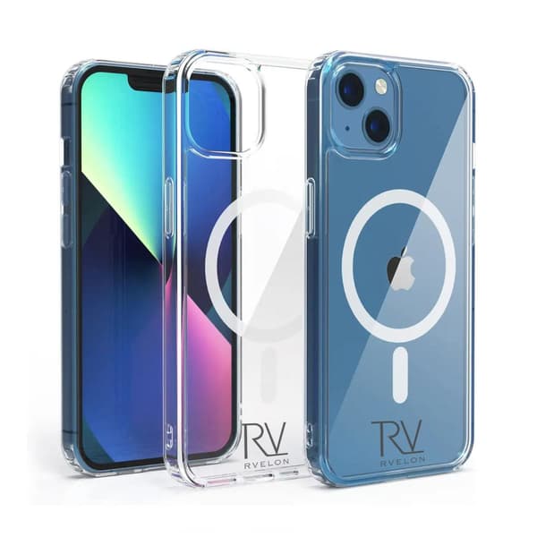 iPhone 13 Skal MagSafe Stöttåligt Rvelon - Transparent Transparent