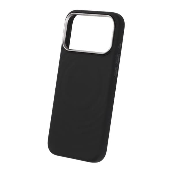 Mobilskal Silikon med Magsafe för iPhone 17 Pro Max - Svart Svart