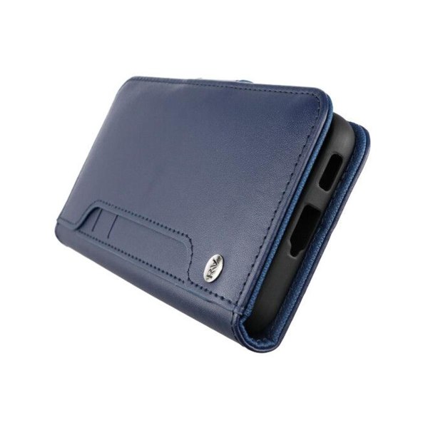 Samsung S22 Plånboksfodral med Extra Kortfack Rvelon - Blå Marinblå