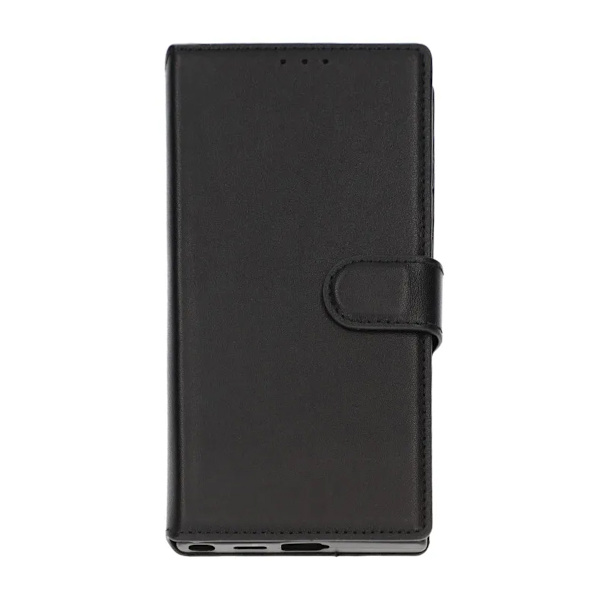 Samsung Galaxy S24 Ultra Plånboksfodral Läder Rvelon - Svart Black