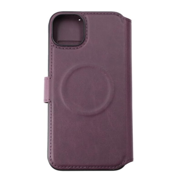 iPhone 15 Plus Plånboksfodral med Magsafe Rvelon - Lila Purple