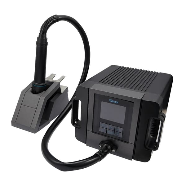 QUICK TR1300A Varmluftsstation 1300W 100-500°C med ESD-skydd och Kalibrering