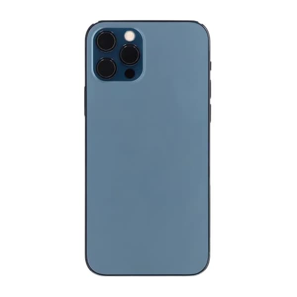 iPhone 12 Pro Baksida med Komplett Ram OEM - Blå Blå