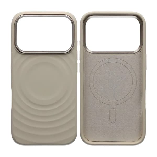 Mobilskal Silikon med Magsafe för iPhone 17 Pro - Beige beige
