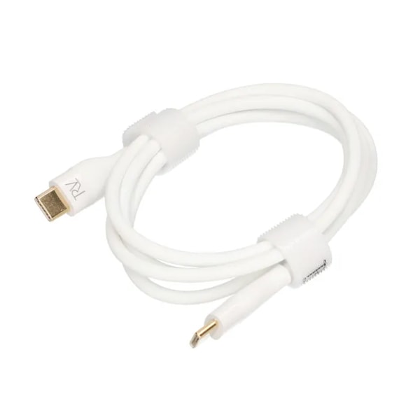 USB C till USB C Kabel Rvleon - 1 Meter Vit White