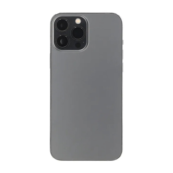 iPhone 13 Pro Max Baksida med Komplett Ram OEM - Grafit Grafitgrå
