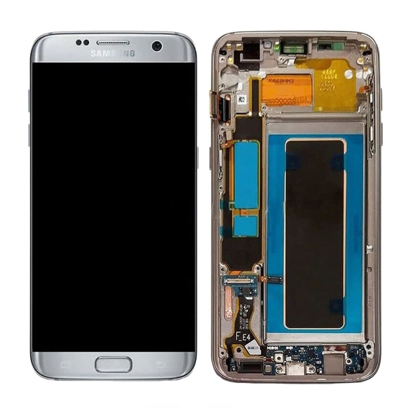 Samsung Galaxy S7 Edge (SM-G935F) Skärm med LCD Display Original Silver