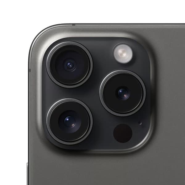 Brugt iPhone 15 Pro 128GB Sort titanium - Brugt stand Black