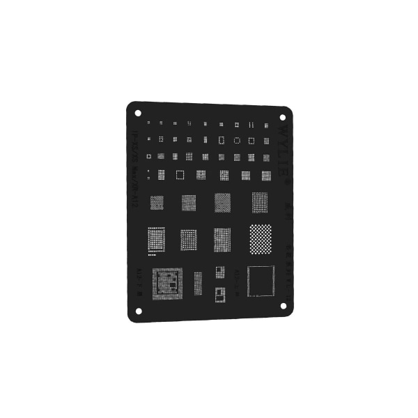 BGA Reballing Stencil till iPhone XS/XS Max/XR - WYLIE Black