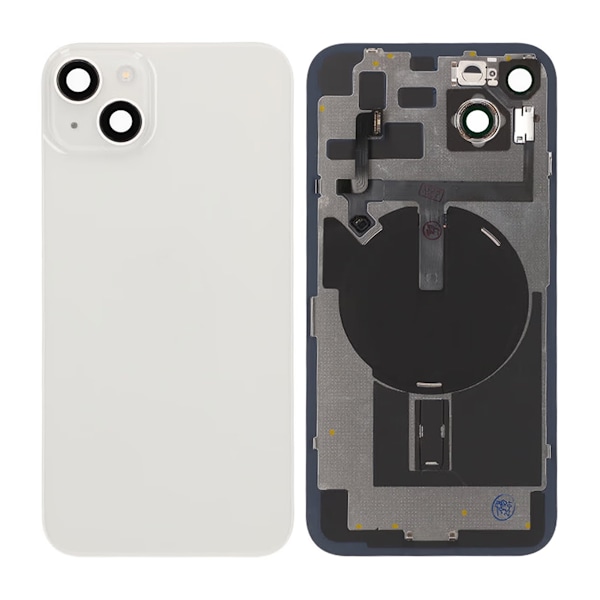iPhone 14 Plus Baksida Glas Komplett OEM - Vit Vit