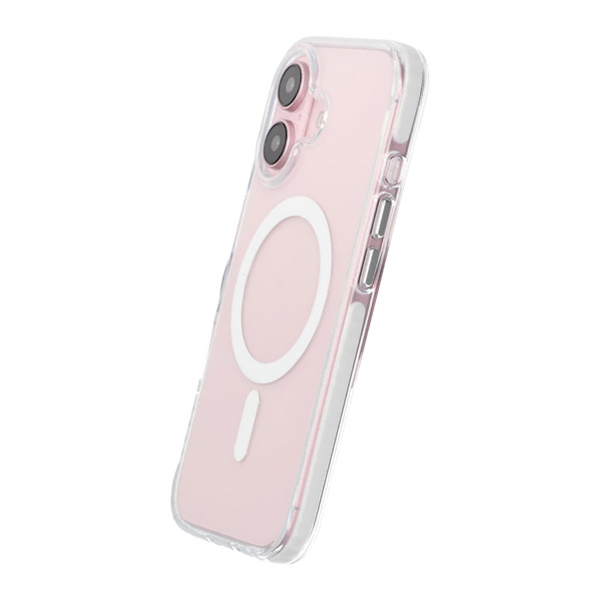 iPhone 16 Mobilskal Magnet Dubbelskydd - Vit Vit